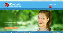 Desktop Screenshot of familydentistinroseville.com