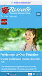 Mobile Screenshot of familydentistinroseville.com